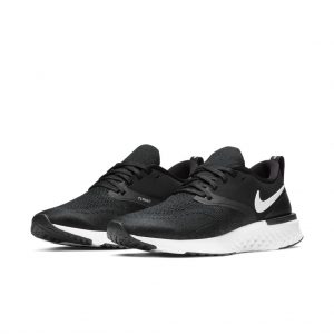 Nike Odyssey React 2 Flyknit Black White (W)