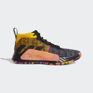 adidas Dame 5 Core Black Shock Pink
