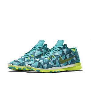 Nike Free 5.0 TR Fit 5 PRT Light Retro/Volt-Artisan Teal-White (W)