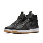 Nike Lunar Force 1 Flyknit Workboot Black/White-Wolf Grey