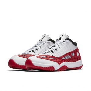 Jordan 11 Retro Low IE White Gym Red