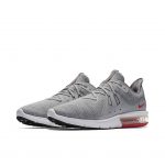 Nike Air Max Sequent 3 Cool Grey University Red