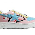 A Bathing Ape Bapesta M2 20th Anniversary Patent Pink