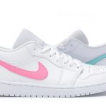 Jordan 1 Low White Multi-Color Swoosh