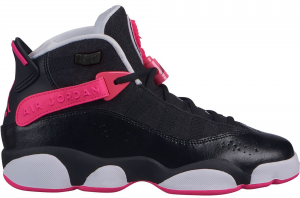 Jordan 6 Rings Black Hyper Pink White (GS)