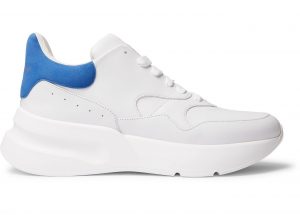 Alexander McQueen Oversized Runner White Blue