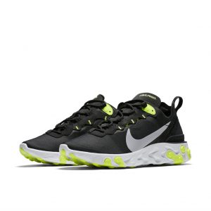Nike React Element 55 Black Volt Cool Grey (W)