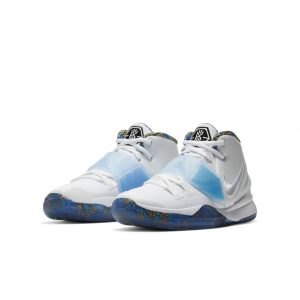 Nike Kyrie 6 White Sapphire Crimson (GS)