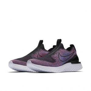 Nike Epic Phantom React Flyknit Black University Red Hyper Jade (W)