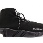 Balenciaga Speed Lace Up Black White Sole