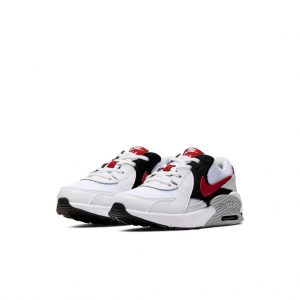 Air Max Excee White University Red (PS)