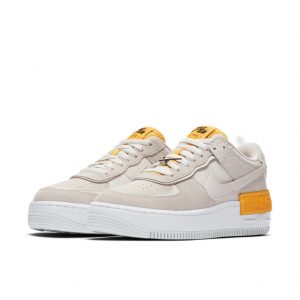Nike Air Force 1 Shadow Vast Grey Laser Orange (W)