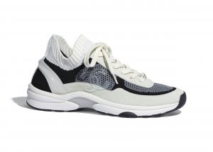 Chanel Low Top Trainer CC Black Ivory (W)