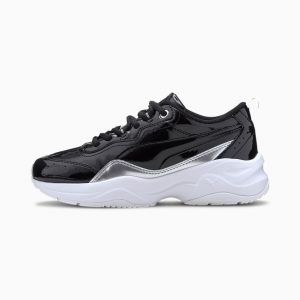 Puma Cilia Patent Youth Schwarz/Weiß/Silber (371629-02)