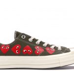 Converse Chuck Taylor All-Star 70s Ox Comme des Garcons Multi Heart Green