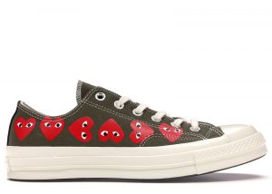 Converse Chuck Taylor All-Star 70s Ox Comme des Garcons Multi Heart Green