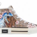 Dior B23 High Canvas Sorayama Dinosaur Brown