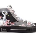 Dior B23 High Canvas Sorayama Robot Black
