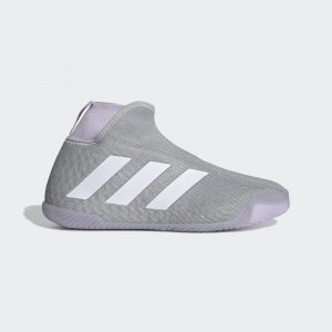 adidas Stycon Laceless Hard Court Grey Two Purple Tint (W)