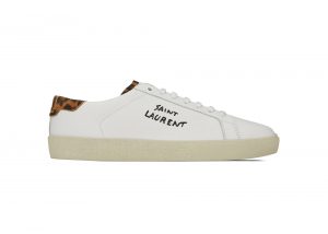 Saint Laurent Court Classic SL/06 Optic White Leopard (W)