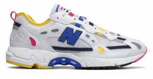 New Balance 827 White Atomic Yellow