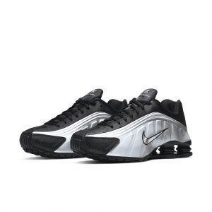 Nike Shox R4 Black Metallic Silver