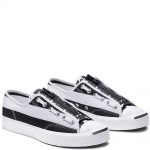 Converse Jack Purcell Zip Ox TakahiroMiyashita TheSoloist White Black