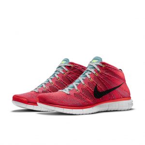 Nike Free Flyknit Chukka Bright Crimson