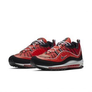 Nike Air Max 98 Habanero Red Black