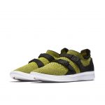 Nike Air Sockracer Flyknit Black White-Yellow Strike (W)