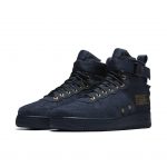 Nike SF Air Force 1 Mid Obsidian Metallic Gold