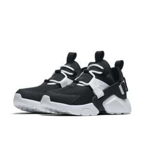 Nike Air Huarache City Low Black Black-White (W)