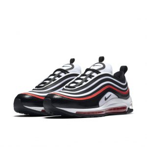 Nike Air Max 97 Ultra 17 Black White Habanero Red (W)
