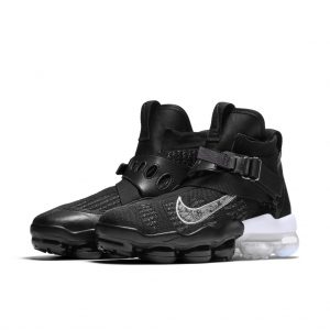 Nike VaporMax Premier Flyknit Black Metallic Silver White