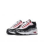Nike Air Max 95 Print Black White Bright Crimson (GS)