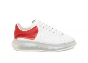 Alexander McQueen Oversized Clear Sole Lust Red