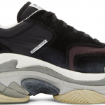 Balenciaga Triple S Black Burgundy