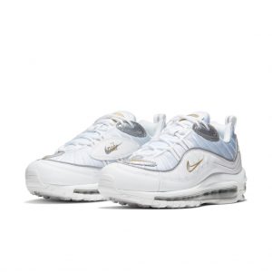 Nike Air Max 98 White Silver Gold (W)
