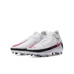 Nike Phantom GT Academy DF MG White Black Pink Blast (Kids)