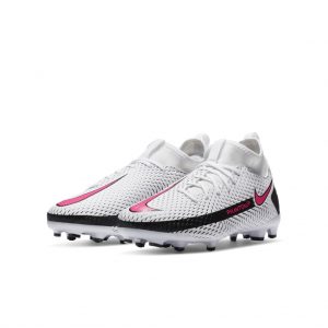 Nike Phantom GT Academy DF MG White Black Pink Blast (Kids)