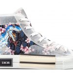 Dior B23 High Canvas Sorayama Dinosaur Navy