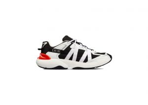 Dior B24 Runtek White Black Nylon