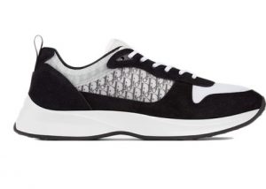 Dior B25 Oblique Runner Sneaker Black Suede