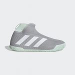 adidas Stycon Laceless Hard Court Grey Two Dash Green