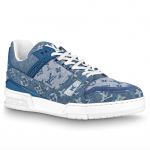 Louis Vuitton Trainer Sneaker Denim Monogram