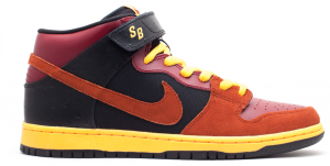 Nike Dunk SB Mid Ostrich Team Red