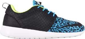 Nike Roshe Run FB Blue Leopard