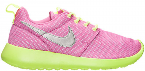 Nike Roshe Run Red Violet Metallic Silver Volt (GS)