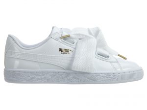 Puma Basket Heart Patent Puma White Puma White (W)