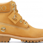 Timberland 6″ Jimmy Choo Premium Wheat Gold Glitter (W)
